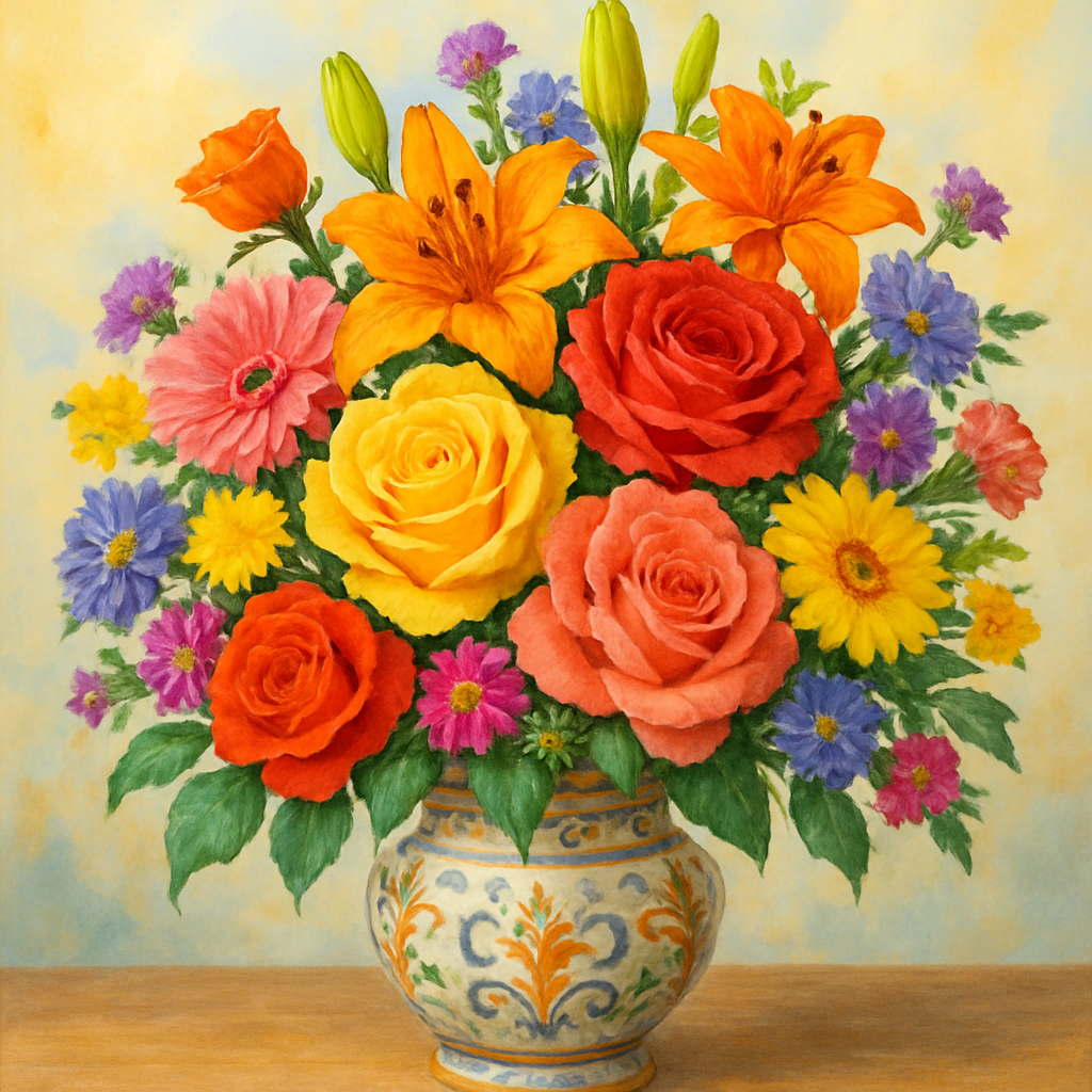 A beautiful flower arrangement